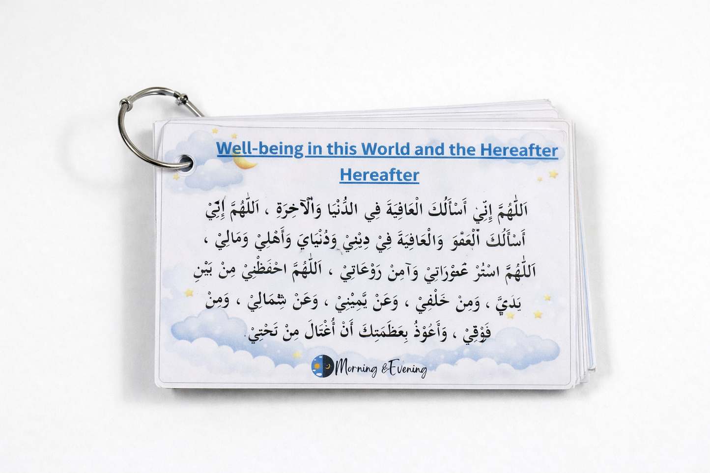 Morning & Evening Askar Cards WaterProof