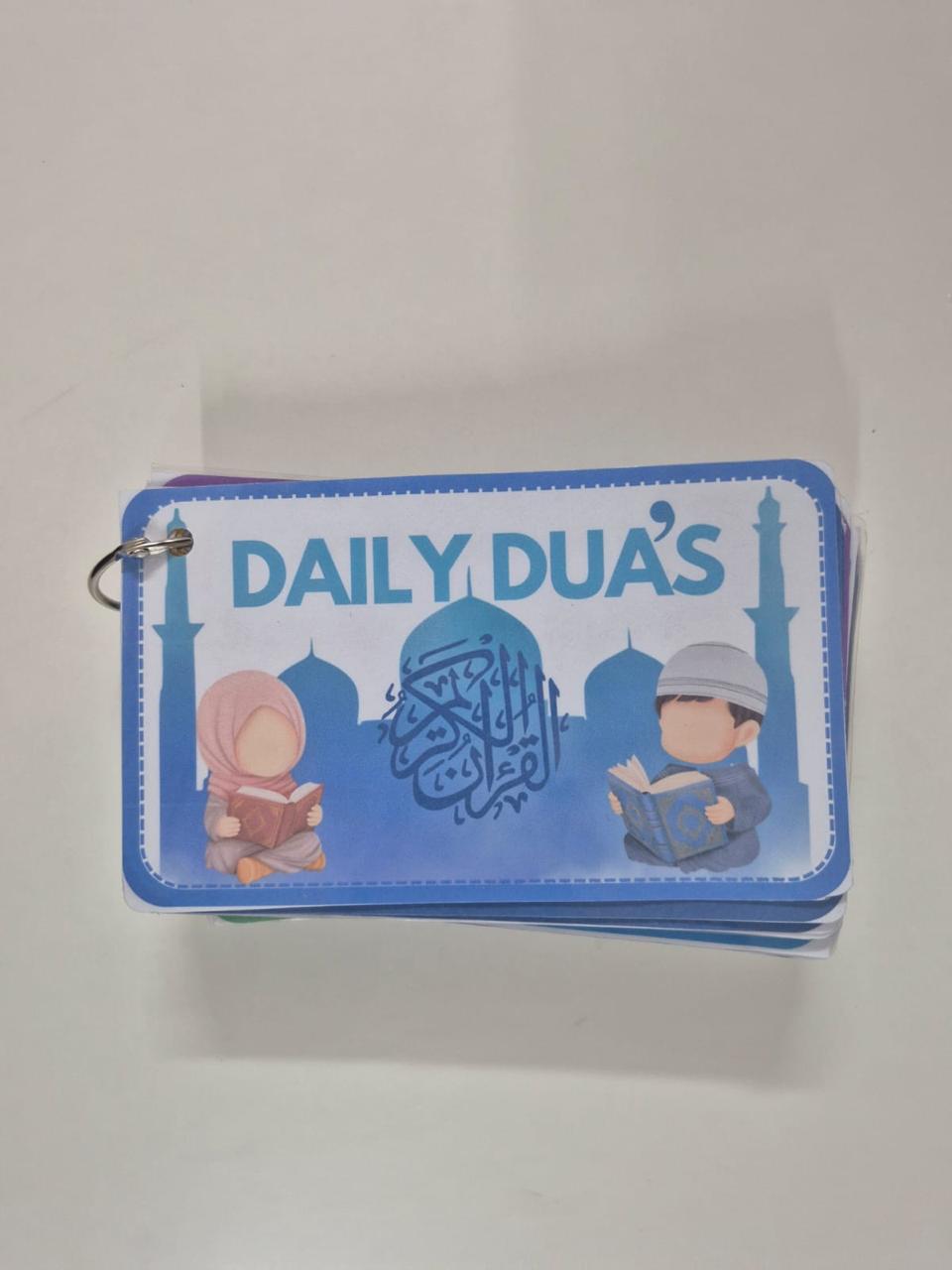 48 Daily Dua Cards -Waterproof pocket Dua cards