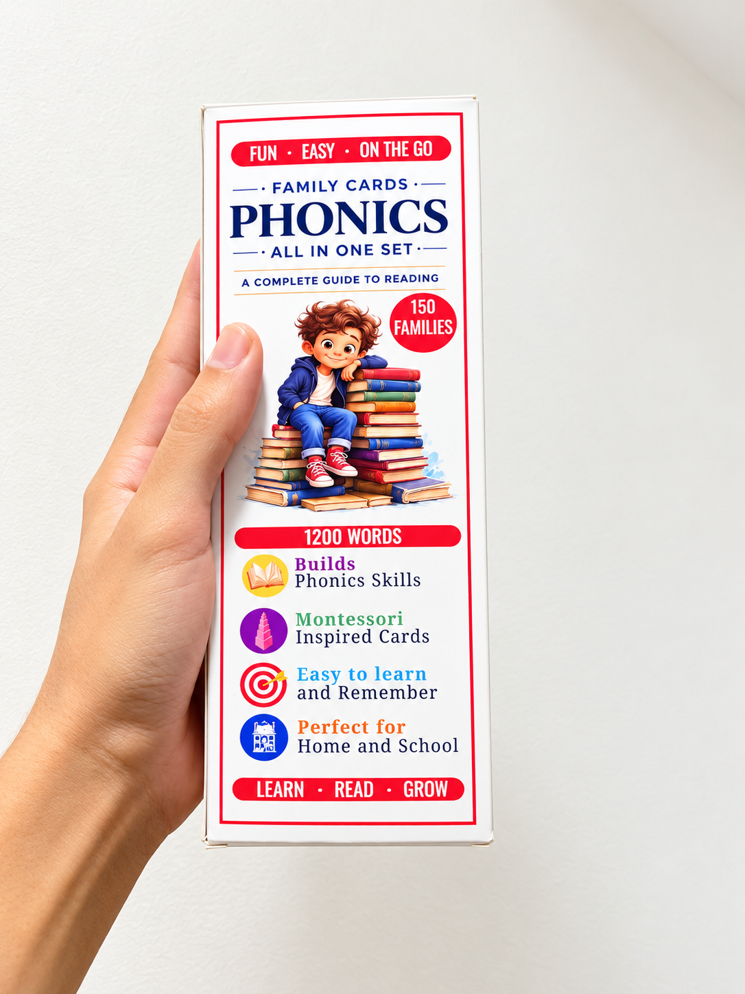 Vol-2   -150 Phonics Fmaily sound cards 1200 words.. All in one set
