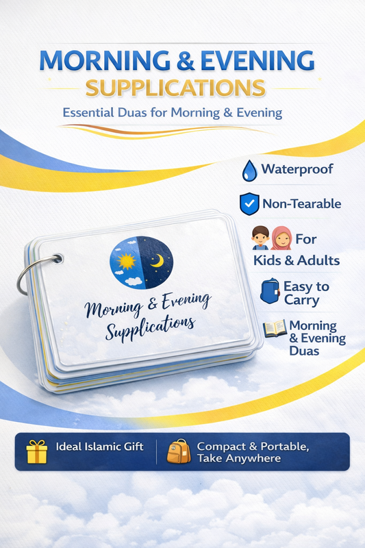 Morning & Evening Askar Cards WaterProof