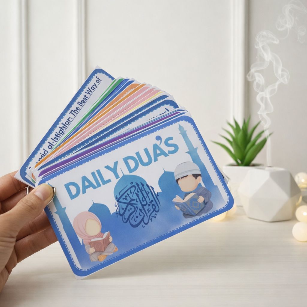 48 Daily Dua Cards -Waterproof pocket Dua cards