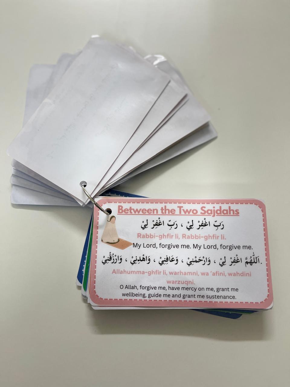 48 Daily Dua Cards -Waterproof pocket Dua cards