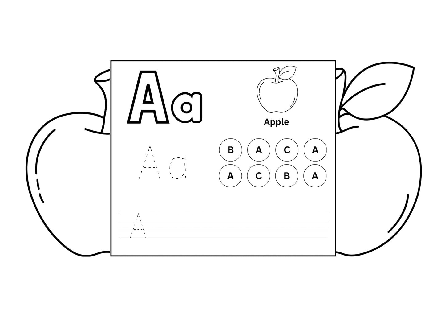 A–Z Alphabet Foldable Worksheets for Kids | Printable Cut & Colour Activity Pack (26+ Pages)