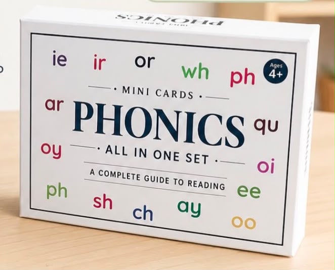 Combo 47 Phonics Booklet Set + 150 Sounds & 1200 Words Family Cards Combo
