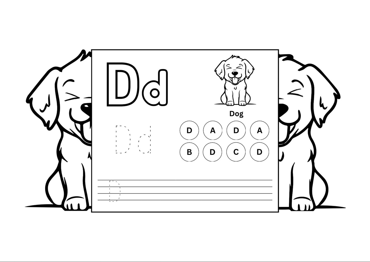 A–Z Alphabet Foldable Worksheets for Kids | Printable Cut & Colour Activity Pack (26+ Pages)
